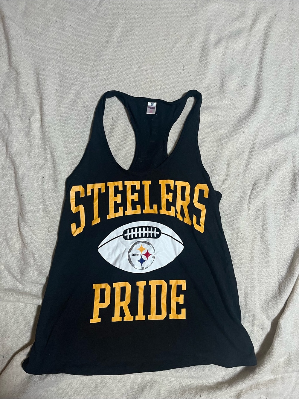 Vintage NFL x Victorias Secret PINK Colab Steelers Pride Tank.